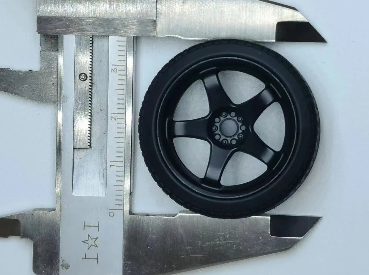 1/18 Wheels  32mm/36mm Diameter Plastic BBS RAYS 1set(for one car)