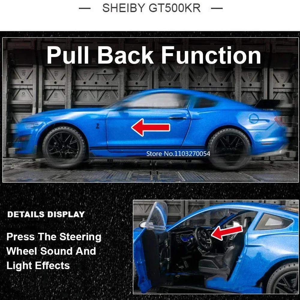 1/18 Ford Mustang Shelby GT500 Alloy Car Model - Aautomotive