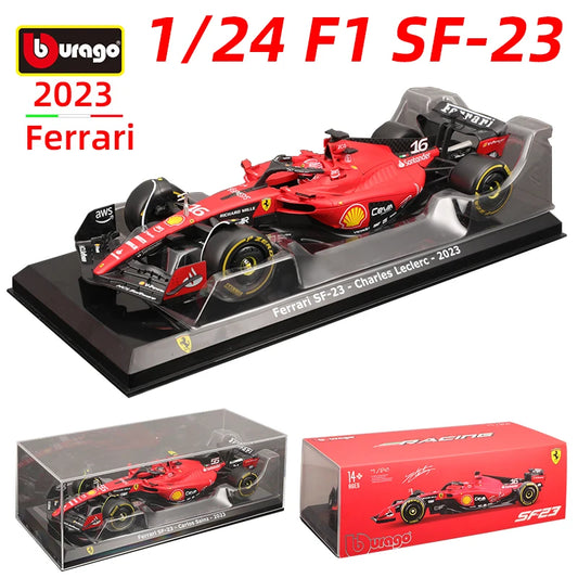 Bburago 1:24 Scuderia Ferrari Team SF23 2023 F1 Racing