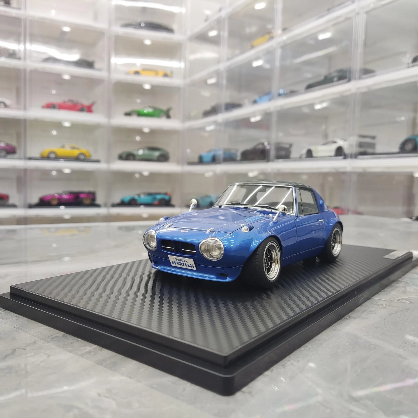 Toyota Sports 800 Classic Car Model Emulation Car Model Collection Decoration 1/18 Scale