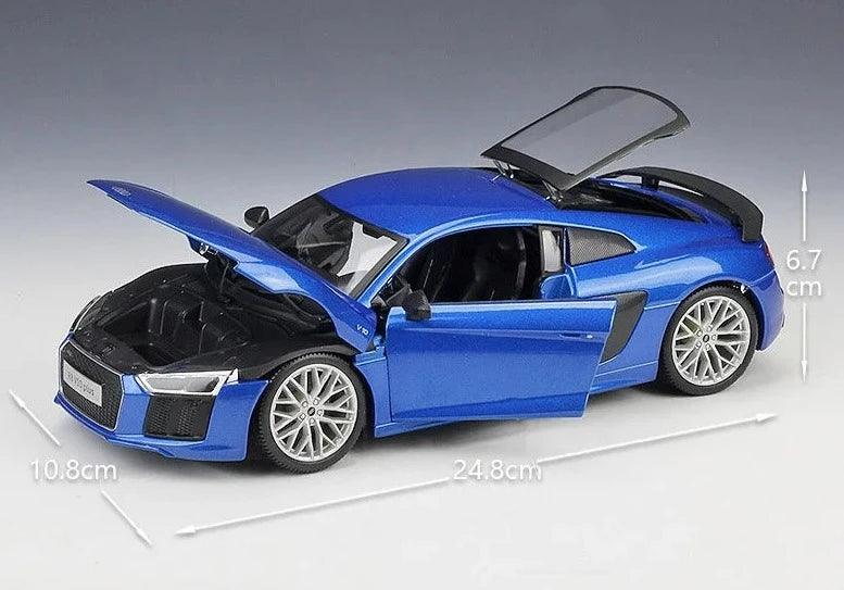 Maisto 1:18 Audi R8 V10 Plus Alloy Sports Car Model - Aautomotive