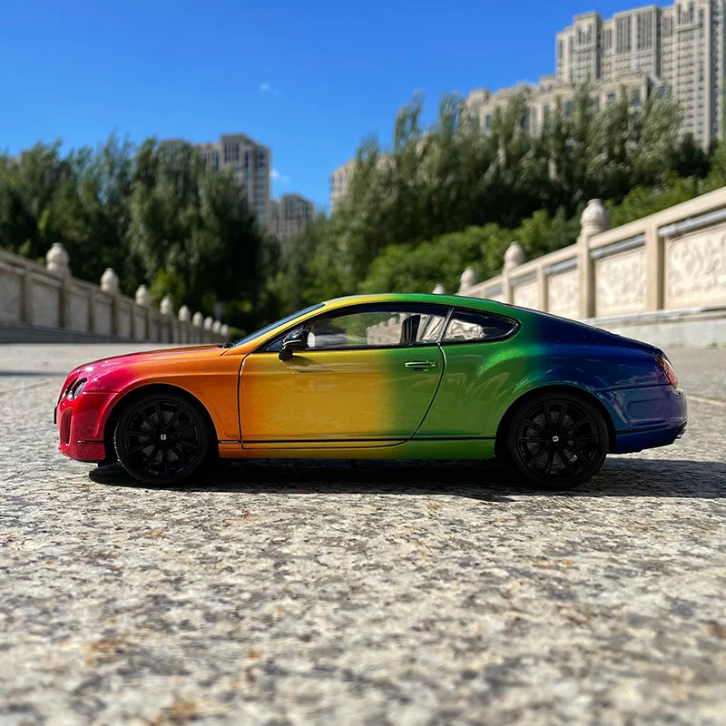 Bentley Continental Supersports GT Rainbow Painted Full Open Die Cast 1/18 Scale