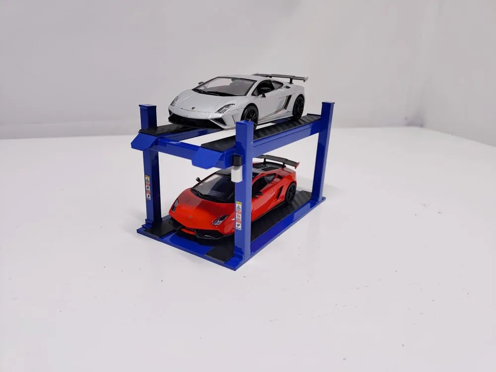 1/18 1/24 1/43 1/64 Parking Rack Lift Garage Model Car Scene