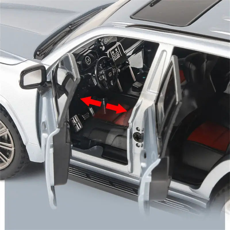 1:24 LX600 SUV Alloy Luxy Car Model Diecasts Metal