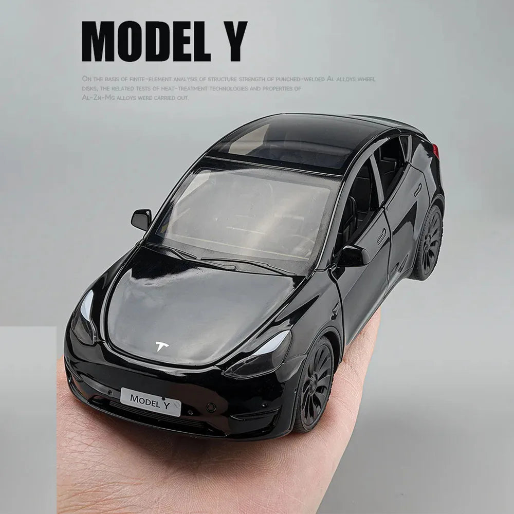 1/24 Scale Tesla Model Y Diecast Alloy Car Models