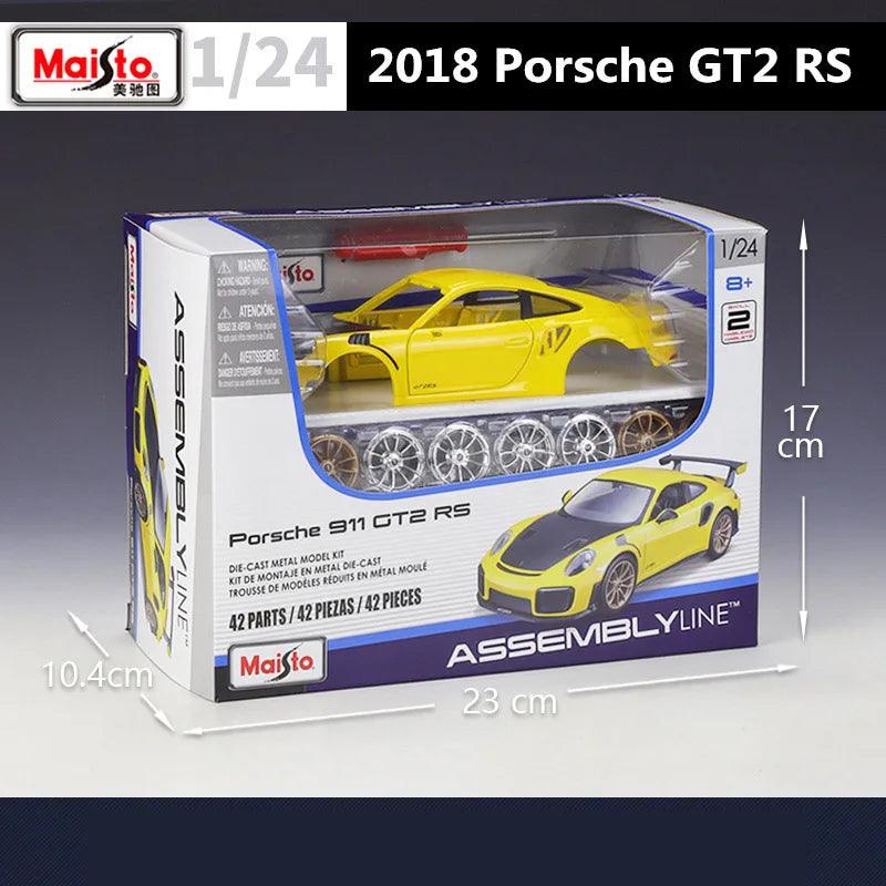 Maisto 1:24 Porsche 911 GT2 RS Assembly Version - Aautomotive